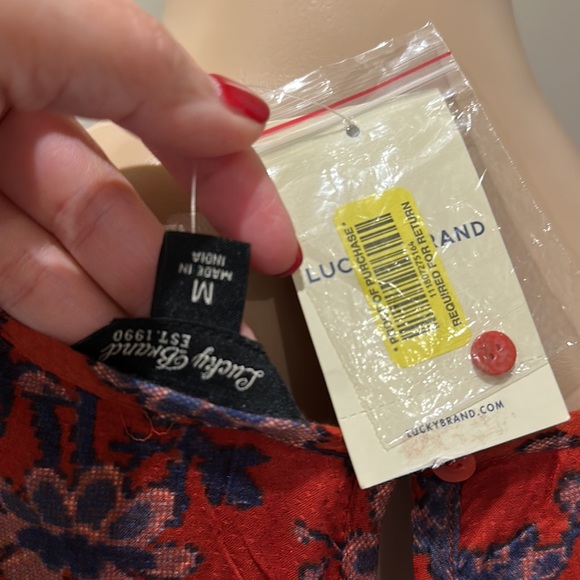 Lucky brand dress 👗 size medium - Picture 8 of 10